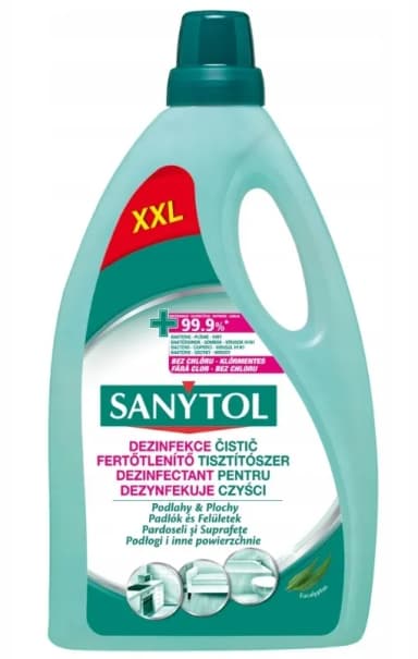 Płyn do czyszczenia SANYTOL 5L EUKALIPTUS DEZYNFEKUJE