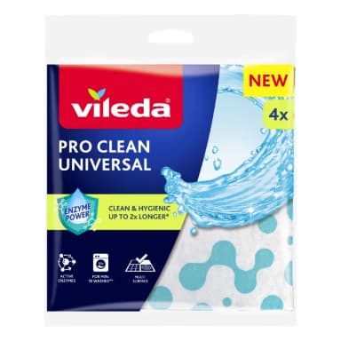 Ściereczka uniwersalna z enzymami Vileda Pro Clean (4szt.)