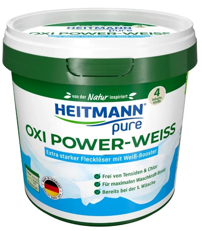 Odplamiacz HEITMANN 500g Do Białego Pure Oxi Power