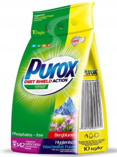 Proszek do prania PUROX Universal 10kg 120 prań