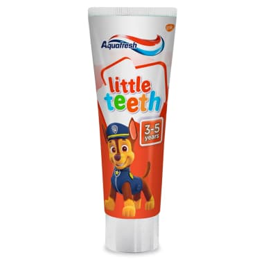 Pasta do zębów AQUAFRESH z fluorkiem LITTLE TEETH Dla dzieci 3-5 lat PSI PATROL