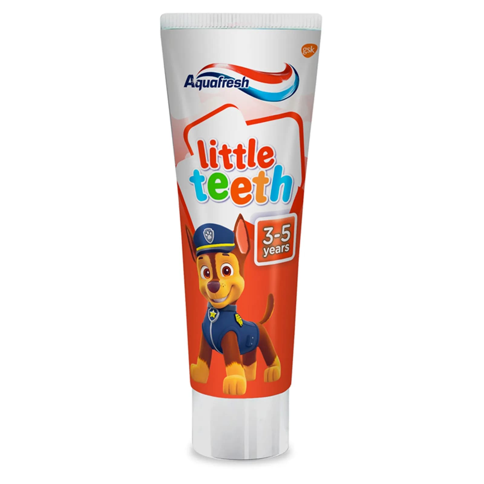 Pasta do zębów AQUAFRESH z fluorkiem LITTLE TEETH Dla dzieci 3-5 lat PSI PATROL