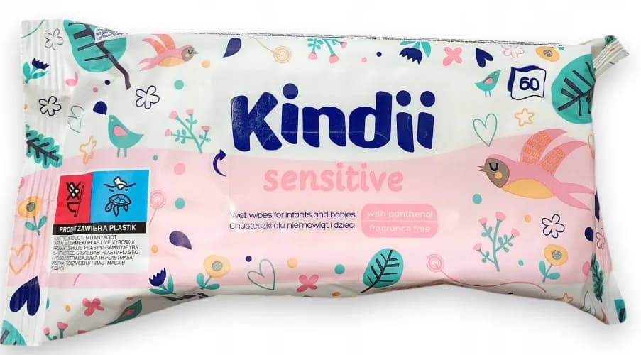 Chusteczki nawilżane KINDII SENSITIVE 60 szt