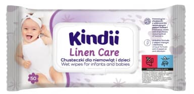CHUSTECZKI NAWILŻAJĄCE KINDII 50szt. Linen Care.