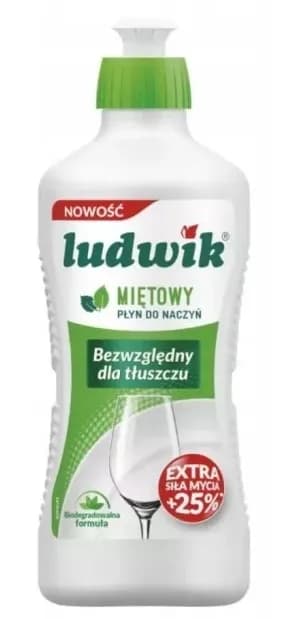 Płyn do mycia naczyń LUDWIK 450 ml MIĘTOWY