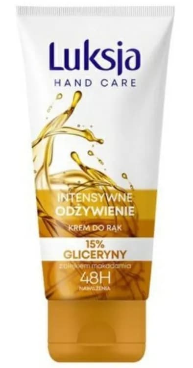 Krem do rąk LUKSJA 50ML 15% GLICERYNY intensywne odżywianie