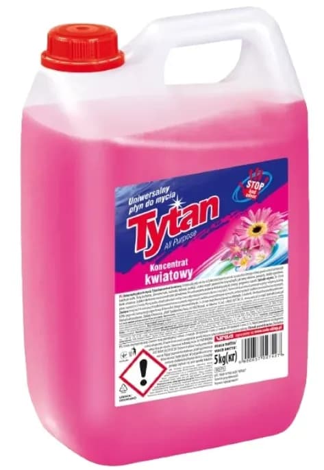 Płyn do czyszczenia TYTAN 5kg KWIATOWY
