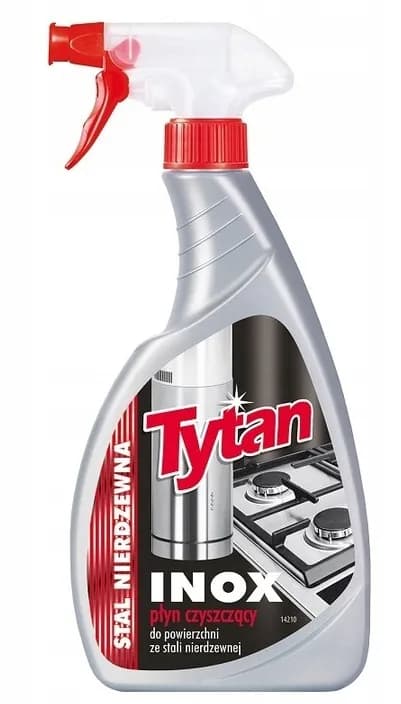 Płyn do czyszczenia TYTAN 500ml INOX stal nierdzewna spray