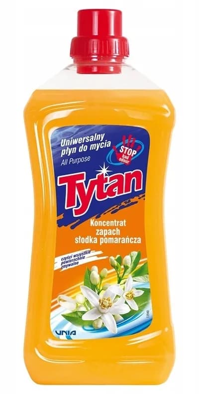 Płyn do czyszczenia TYTAN 1L SŁODKA POMARAŃCZA
