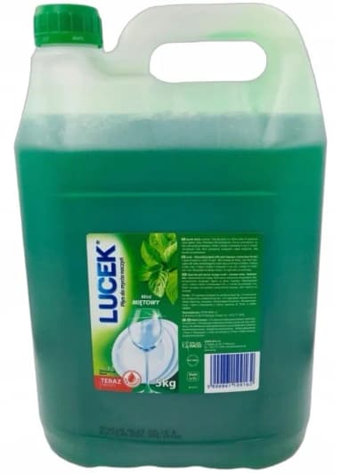 Płyn do mycia naczyń LUCEK 5 L MIĘTA