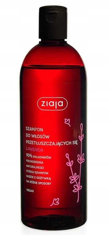 Szampon do włosów ZIAJA 500ml LAWENDA DO WŁOSÓW TŁUSTYCH