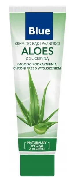 Krem do rąk BLUE 100ml +10% GLICERYNA-ALOES