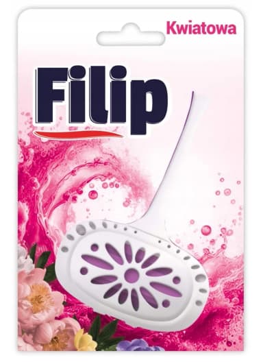 Zawieszka do WC FILIP 40g Kwiatowy Różowy