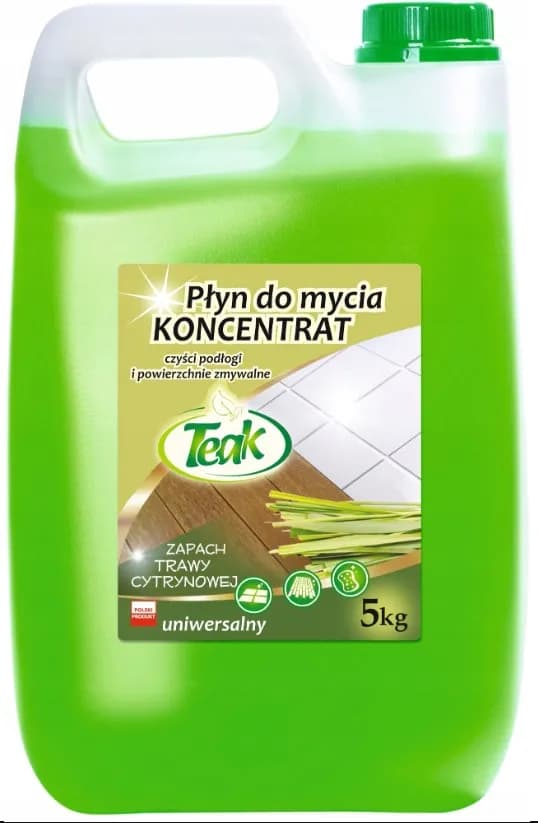 Płyn do czyszczenia TEAK 5kg TRAWA CYTRYNOWA