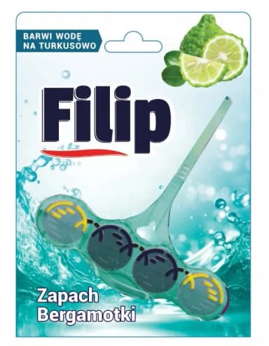 Zawieszka do WC FILIP 45g Barwiąca Bergamotka