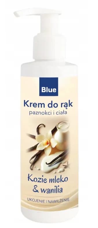 Krem do rąk BLUE 200ml pompka MELKO&WANILIA