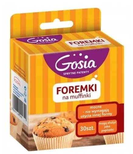 Foremki papierowe GOSIA do muffinek 30 szt