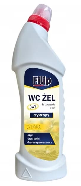 Żel do toalet FILIP 700G 3W1 Czyszczący Power Żółty