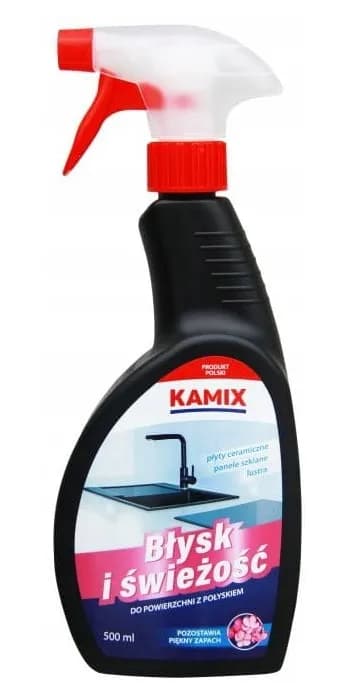 Płyn czyszczący KAMIX 500ml BŁYSK I ŚWIEŻOŚĆ aktywna piana spray