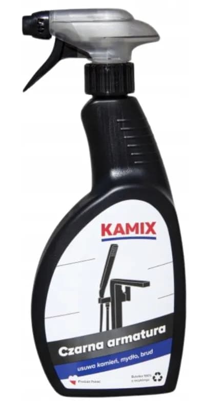 Płyn czyszczący KAMIX 500ml DO CZARNEJ ARMATURY spray