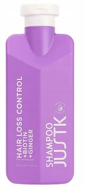 Szampon do włosów JUSTK 300ML Biotin & Ginger Wypadanie Wlosów