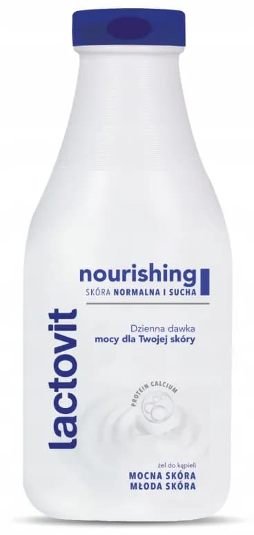 Żel do kąpieli LACTOVIT 500ml NIEBIESKI