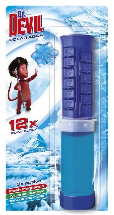 Żel do toalet DEVIL z aplikatorem 75ml 3w1 12xPOINT BLOCK POLAR AQUA