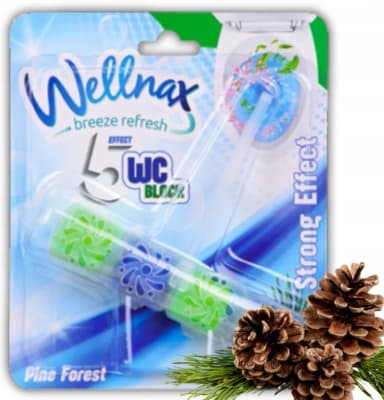 Kostka do WC WELLNAX Pine 50g