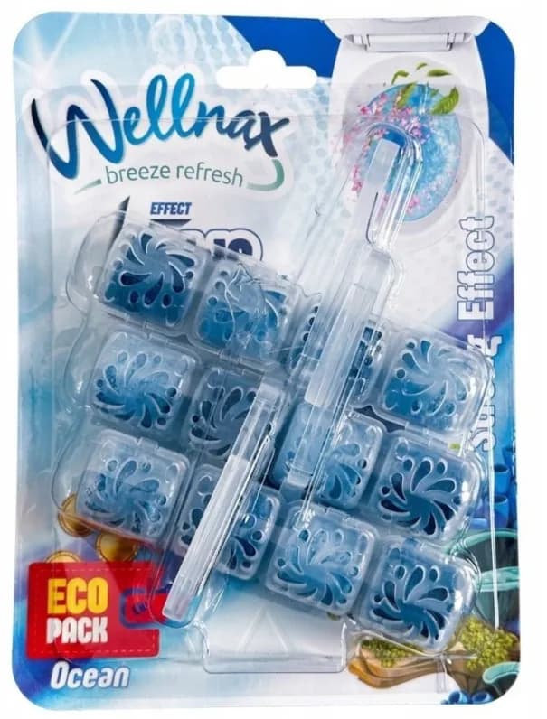 Kostka do WC WELLNAX Ocean 2x50g
