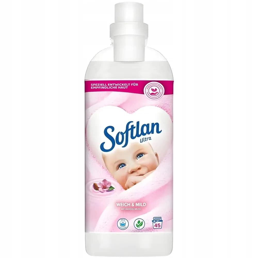 Płyn do płukania SOFTLAN Weich & Mild 1L (45 prań)