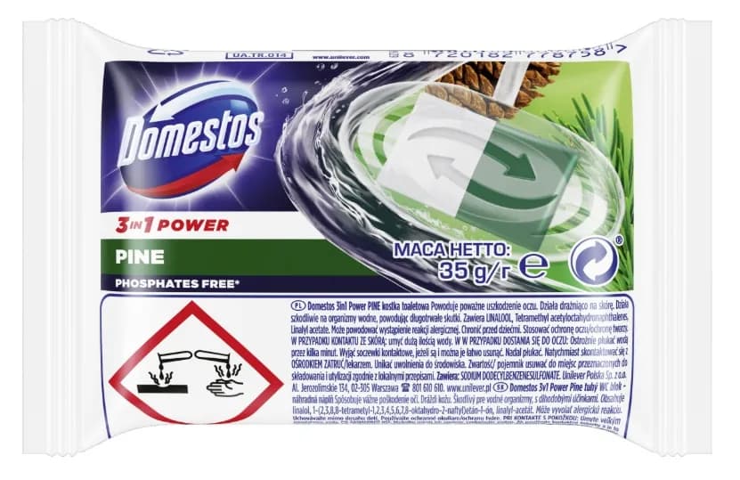 Zapas do zawieszki WC DOMESTOS 35g Leśna Świeżość