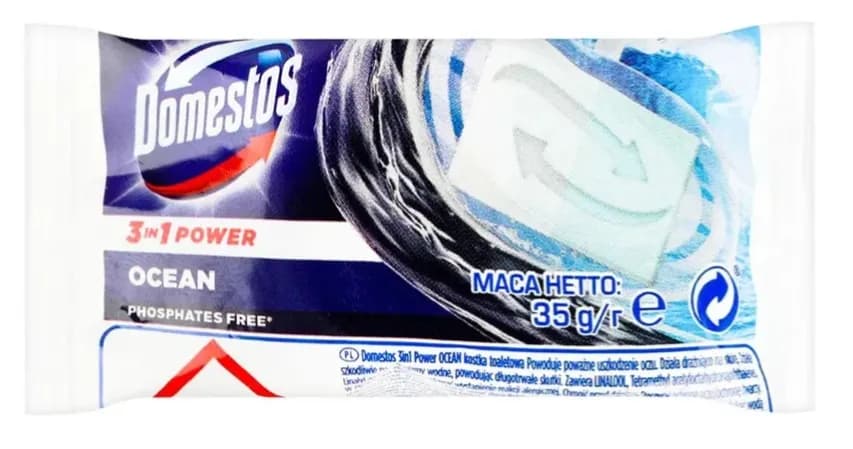 Zapas do zawieszki WC DOMESTOS 35g Ocean