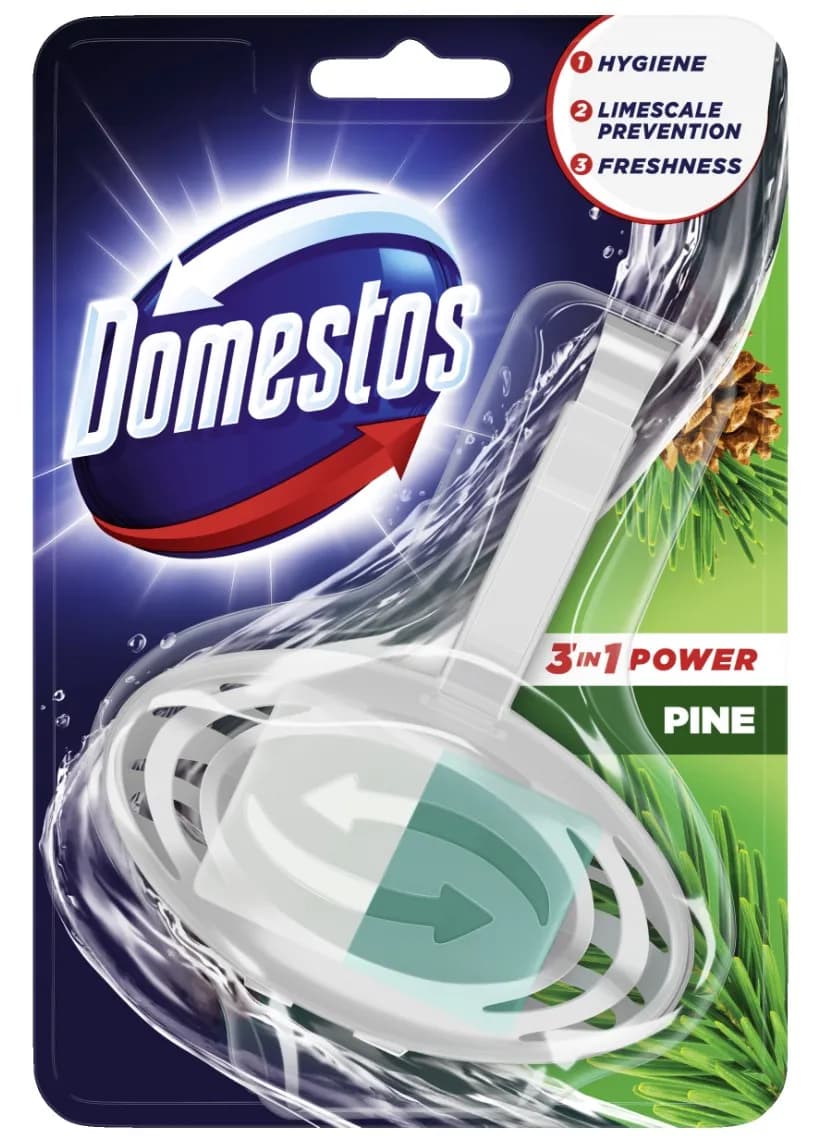 Zawieszka do WC DOMESTOS 3IN1 pine fresh 35G