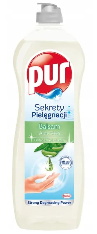 Płyn do mycia naczyń PUR 750ml SEKRETY PIELĘGNACJI BALSAM ALOE VERA