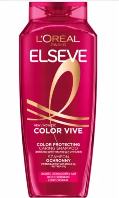 Szampon do włosów ELSEVE L'OREAL PARIS Color Vive Do Włosów Farbowanych 400ml Szampon do włosów ELSEVE L'OREAL PARIS Color Vive Do Włosów Farbowanych 400ml