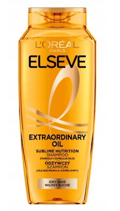Szampon do włosów ELSEVE L'OREAL PARIS Extraordinary Oil Magiczna Moc Olejków Odżywczy 400ml Szampon do włosów ELSEVE L'OREAL PARIS Extraordinary Oil Magiczna Moc Olejków Odżywczy 400ml