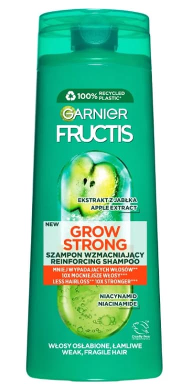 Szampon do włosów GARNIER FRUCTIS Grow Strong Do Włosów Wypadajacych 400ml Szampon do włosów GARNIER FRUCTIS Grow Strong Do Włosów Wypadajacych 400ml
