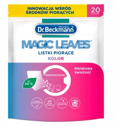Listki do prania DR.BECKMANN MAGIC LEAVES"20 Kolor Listki do prania DR.BECKMANN MAGIC LEAVES"20 Kolor