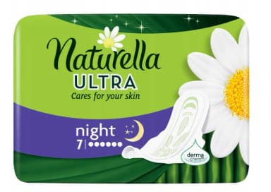 Podpaski NATURELLA CAMOMILE ULTRA NIGHT ZE SKRZYDEŁKAMI (7 sztuk) Podpaski NATURELLA CAMOMILE ULTRA NIGHT ZE SKRZYDEŁKAMI (7 sztuk)