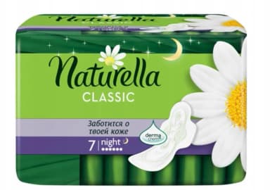 Podpaski NATURELLA CAMOMILE NIGHT CLASSIC 7 SZT Podpaski NATURELLA CAMOMILE NIGHT CLASSIC 7 SZT