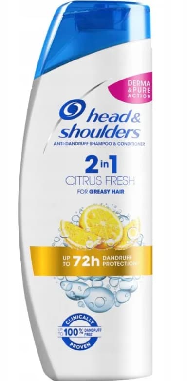 Szampon do włosów HEAD&SHOULDERS 400ml CITRUS FRESH Szampon do włosów HEAD&SHOULDERS 400ml CITRUS FRESH