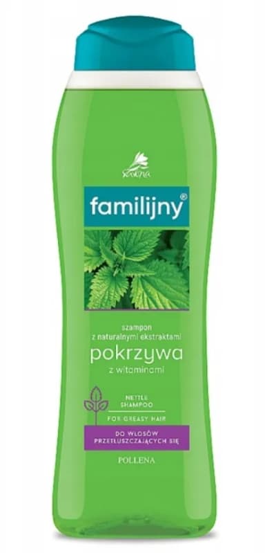 Szampon do włosów FAMILIJNY Pokrzywowy 500ml Szampon do włosów FAMILIJNY Pokrzywowy 500ml