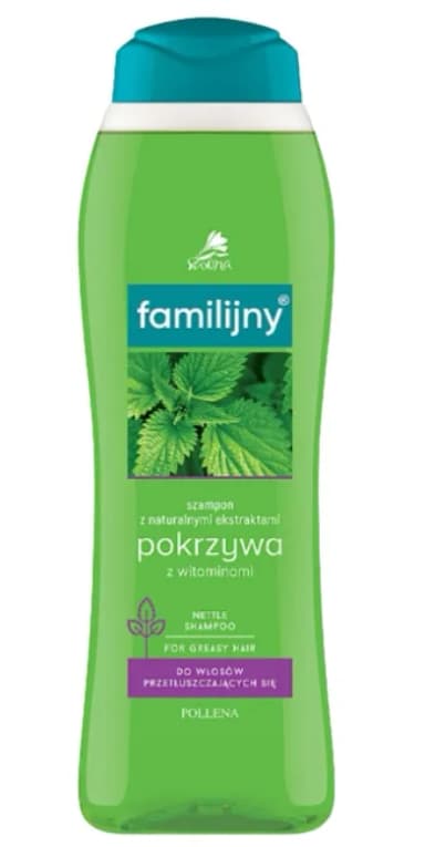 Szampon do włosów FAMILIJNY Pokrzywowy 1000ml Szampon do włosów FAMILIJNY Pokrzywowy 1000ml
