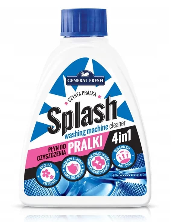 Płyn do czyszczenia Pralek SPLASH 250ml 3w1