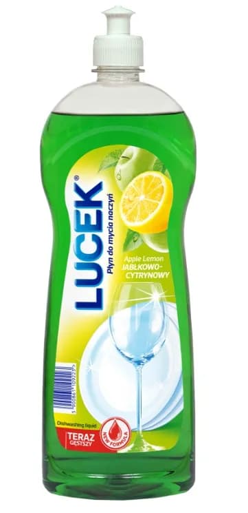 Płyn do mycia naczyń LUCEK 1L JABŁKO/CYTRYNA