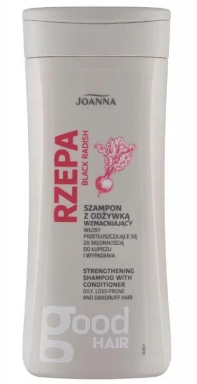 Szampon do włosów JOANNA CZARNA RZEPA 200ml Wzmacniający Z Odżywką Szampon do włosów JOANNA CZARNA RZEPA 200ml Wzmacniający Z Odżywką