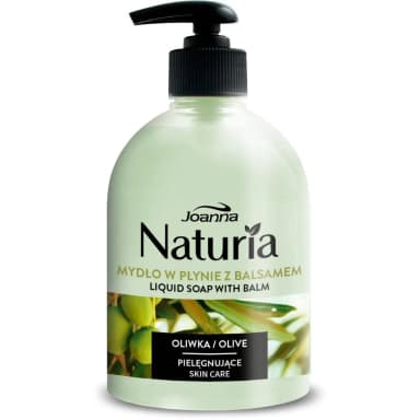 JOANNA NATURIA Mydło w płynie z pompką 500ml OLIWKA JOANNA NATURIA Mydło w płynie z pompką 500ml OLIWKA