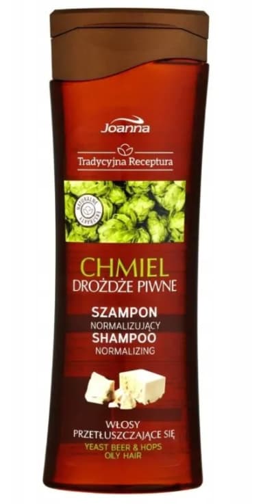 Szampon Do Włosów JOANNA TRADYCYJNA RECEPTURA 300ml Normalizujący Chmiel i Drożdże Piwne Szampon Do Włosów JOANNA TRADYCYJNA RECEPTURA 300ml Normalizujący Chmiel i Drożdże Piwne