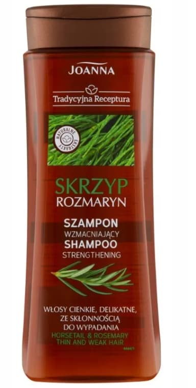 Szampon Do Włosów JOANNA TRADYCYJNA RECEPTURA 300ml Wzmacniający Skrzyp I Rozmaryn Szampon Do Włosów JOANNA TRADYCYJNA RECEPTURA 300ml Wzmacniający Skrzyp I Rozmaryn