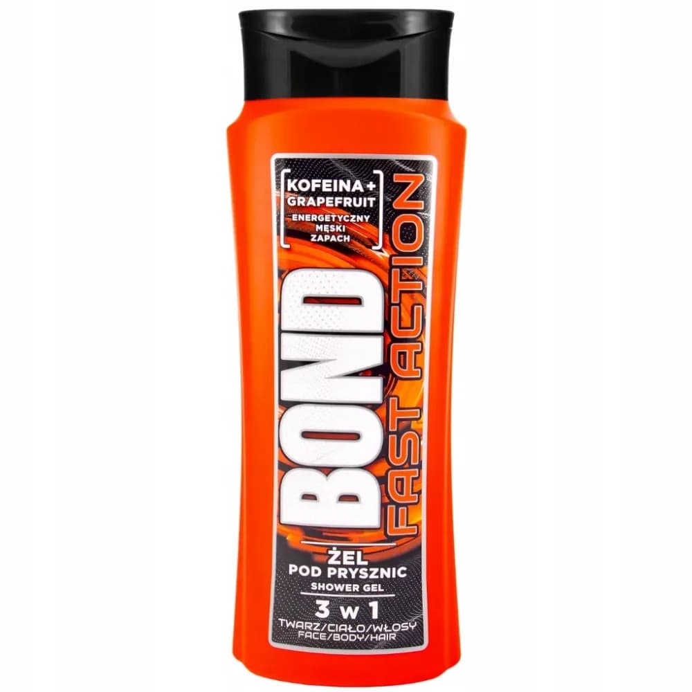 Żel pod prysznic BOND Fast Action 3w1 400ml